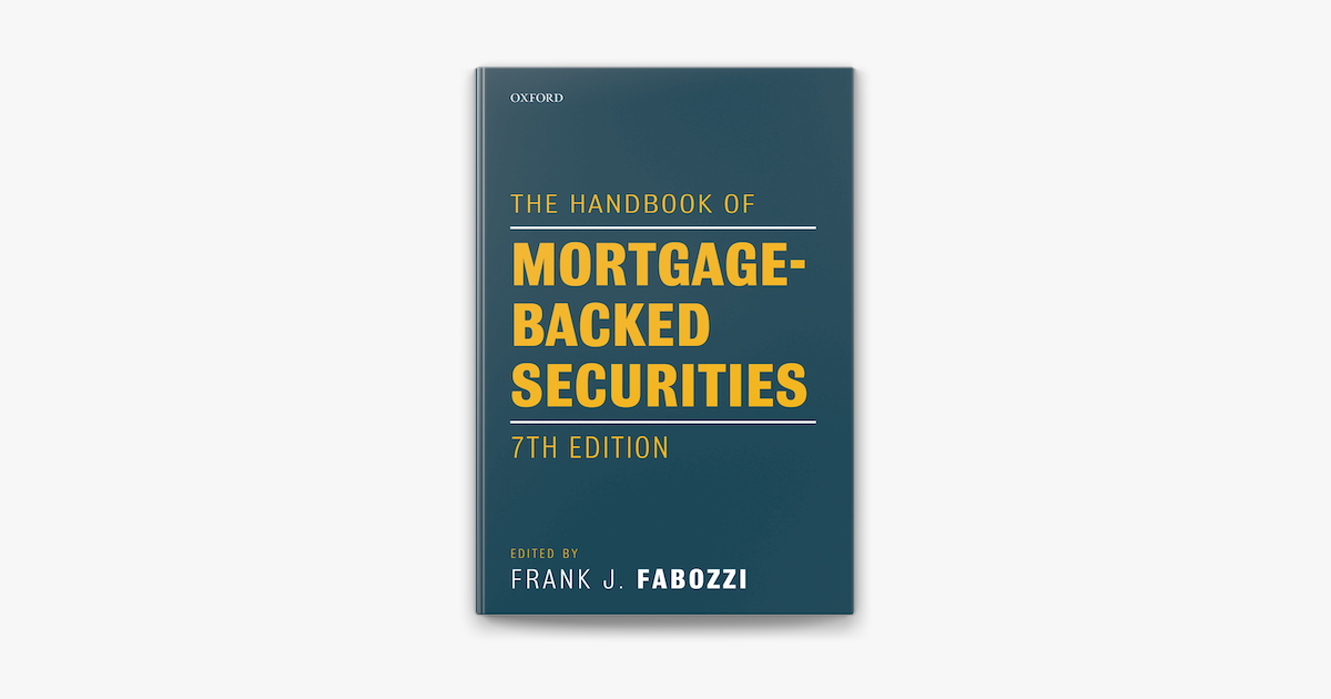 ‎The Handbook Of Mortgage-Backed Securities, 7th Edition On Apple Books