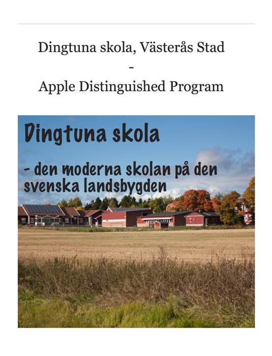 Dingtuna skola - Apple Distinguished Program
