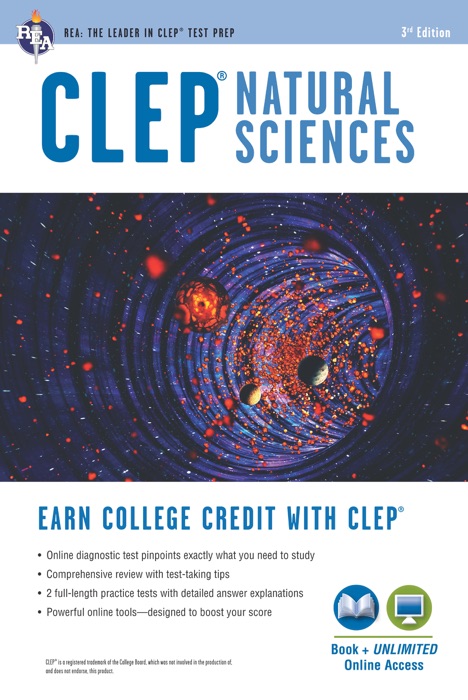 CLEP® Natural Sciences Book + Online