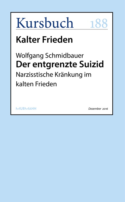 Der entgrenzte Suizid