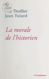 Couverture du livre de La Morale de l'historien