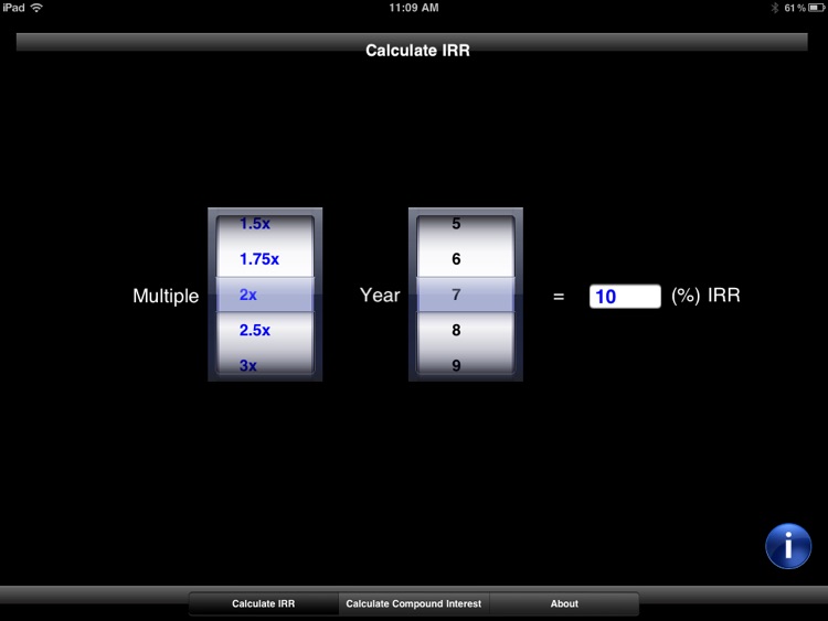 Coller Capital IRR Calculator App HD