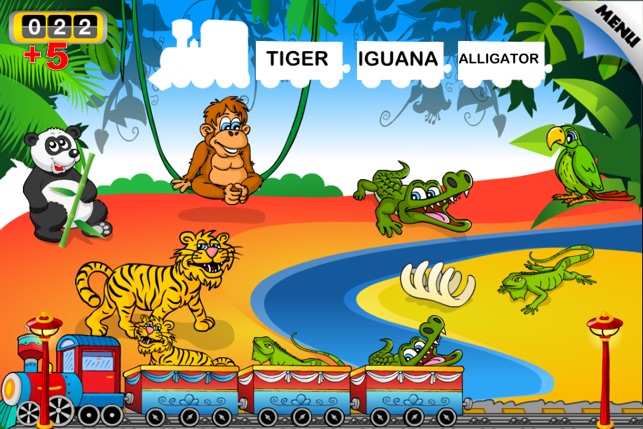 Animal Train - First Word FREE(圖1)-速報App