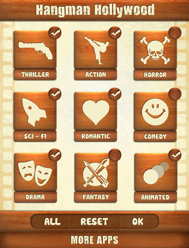 Hangman Hollywood For iPad(圖2)-速報App