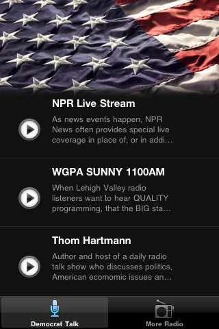 Democrat Talk Radio FM - News from the Left screenshot 3