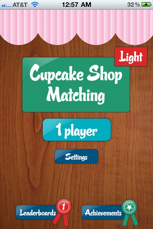 Cupcakes Shop Matching Light