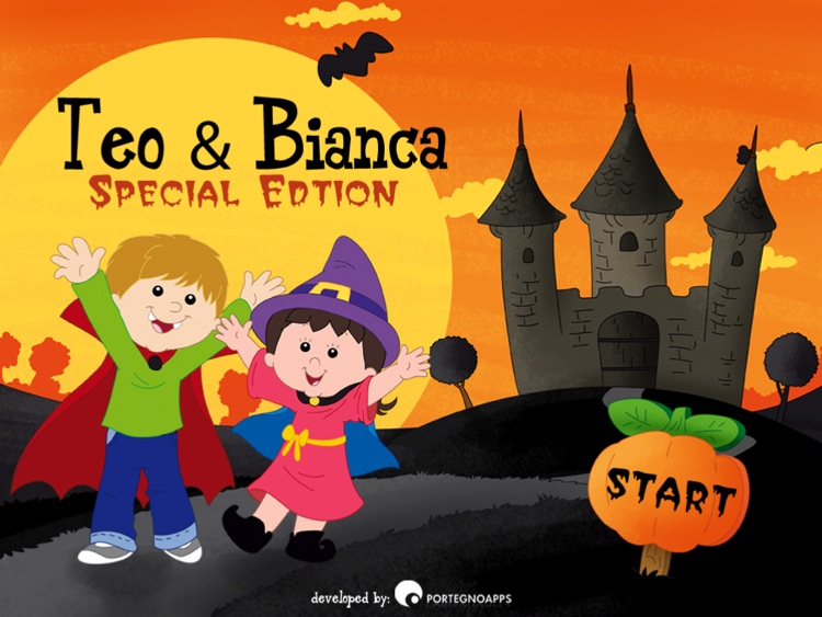 Teo & Bianca Halloween Coloring Book