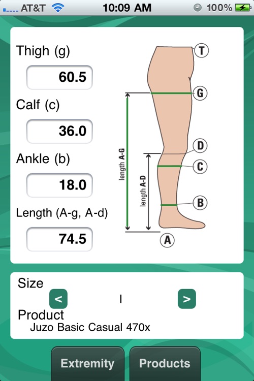 Juzo Sizing App Free screenshot-4