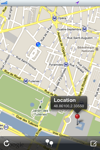 myGPS with GAD screenshot 2