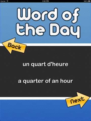 French Word of the Day (FREE) screenshot 2