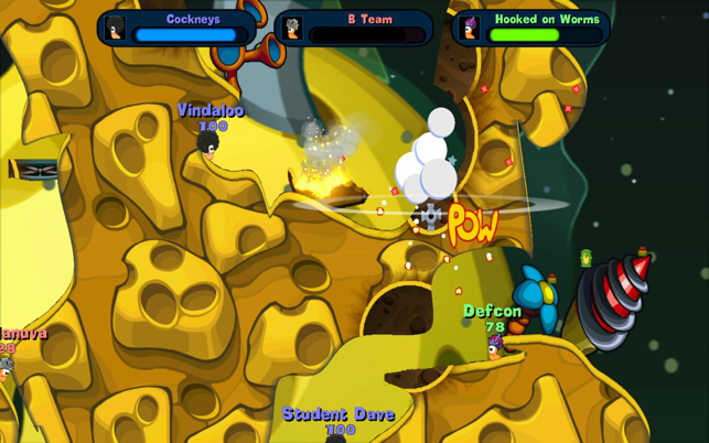 اسکرین شات نسخه ویژه Worms