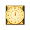 Golden Clock +++SALE++ (ANALOG ALARM HANDY WALL CLOCKS WITH ANALOGUE HANDS NIGHT STAND SCREENSAVER)