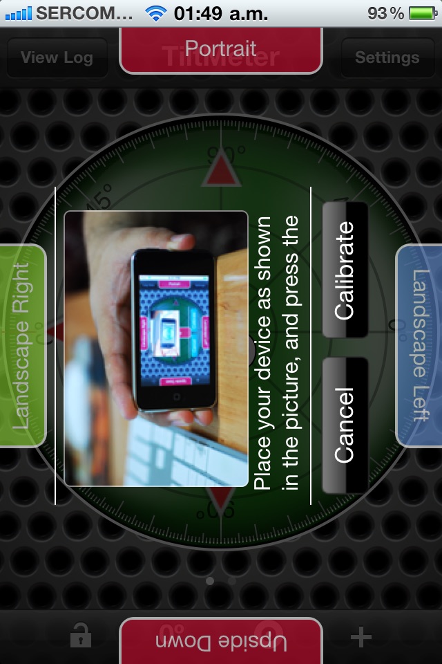 TiltMeter - Advanced Level and Inclinometer - Free screenshot 4