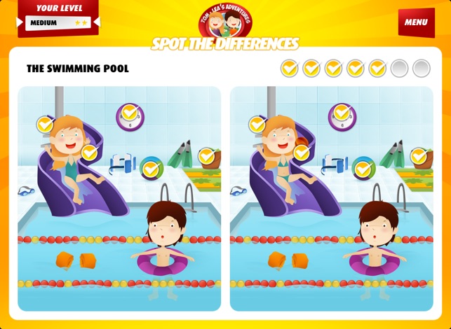 Tom & Lea's adventures: Spot the differences - Learn while p(圖3)-速報App