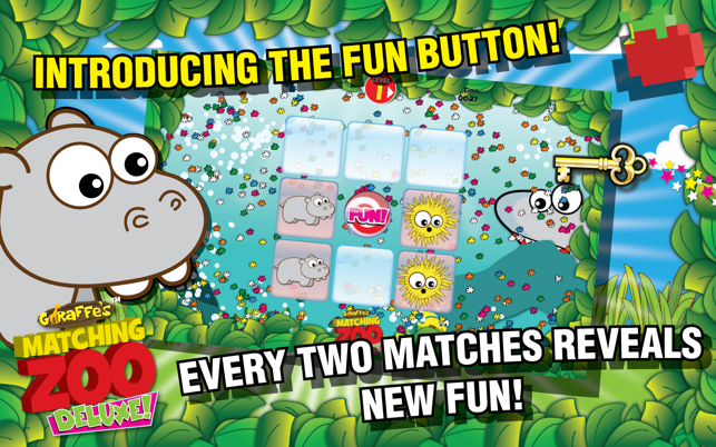 Giraffe's Matching Zoo Deluxe - Featuring the FUN BUTTON!(圖1)-速報App