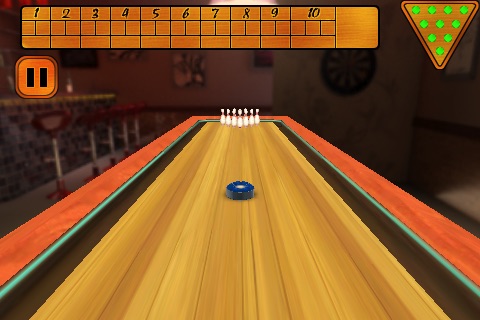 3D Shuffle Board Bowling