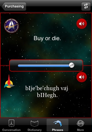 Star Trek: Klingon Phrasebook screenshot-3