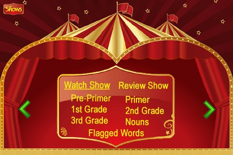 Sight Words Circus Free - 300 sightwords(圖2)-速報App