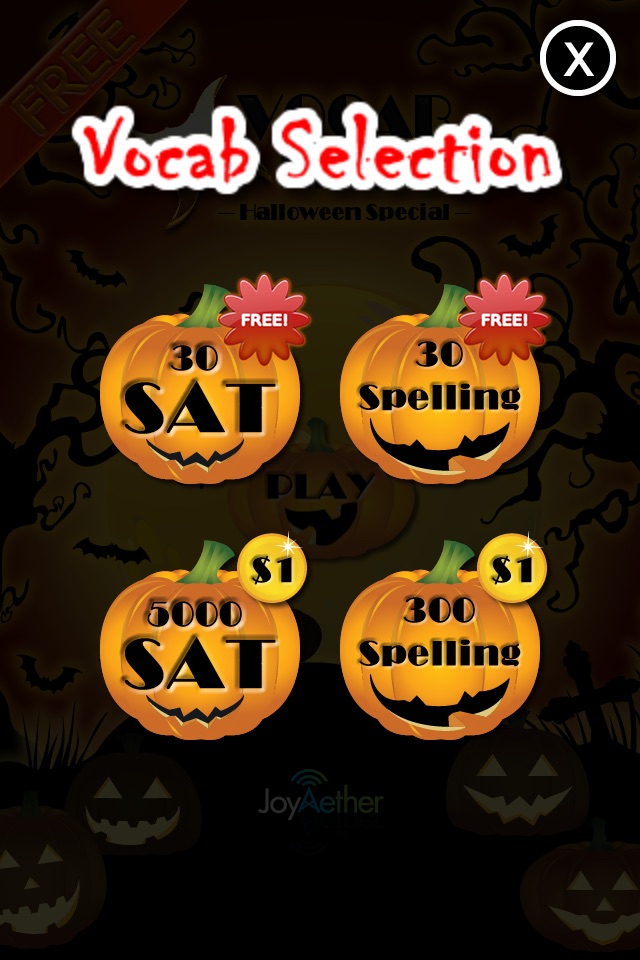 Vocab Ninja - Halloween Special screenshot 2