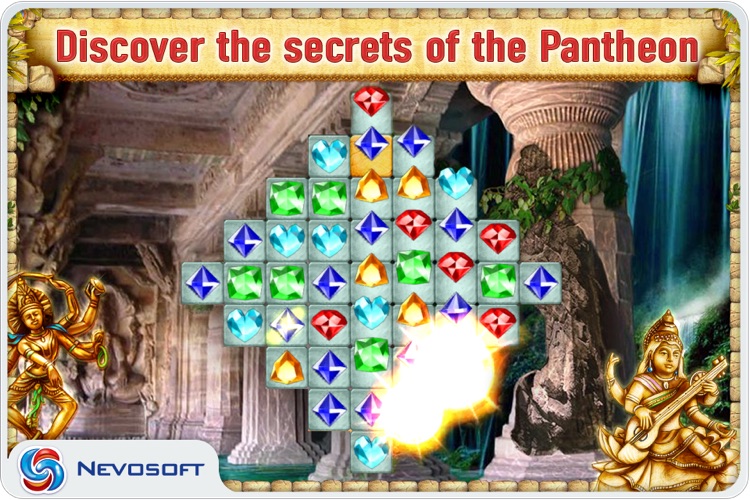 Pantheon: jewel matching puzzle screenshot-4