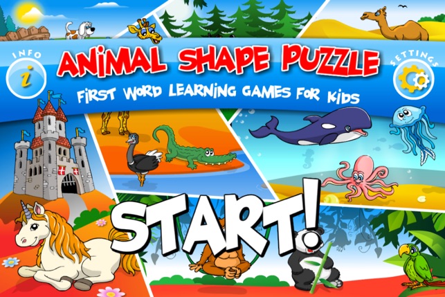 Abby - Animal Preschool Shape Puzzle Free - First Word (Farm(圖1)-速報App