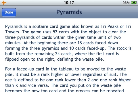 Tri Pyramids Solitaire screenshot-3