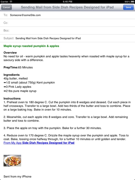Side Dish Recipes Designed for iPad screenshot-3