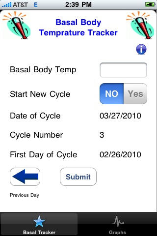 Basal Body Temperature Tracker screenshot-3