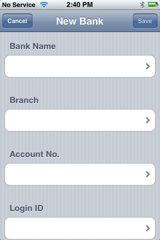 Digital Financial Card Folder screenshot 3