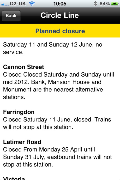 Weekend Tube