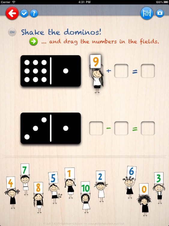 Domino-KIDS-Calculations | Grade 1