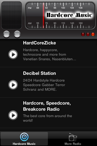 Hardcore Radio FM - Hardcore, BreakCore, and SpeedCore screenshot 2