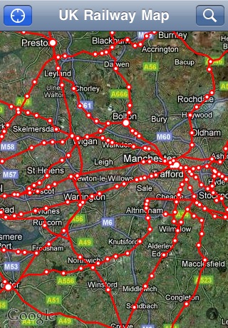 UK Railway Map