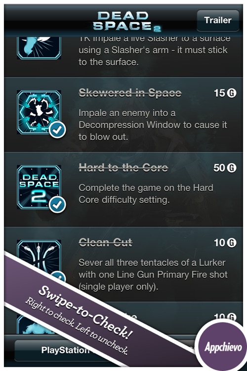 (A) Dead Space 2 Achievements + Trophies