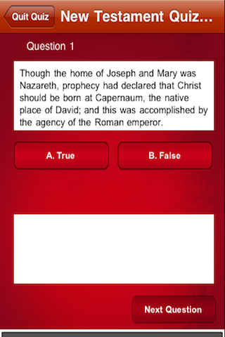 Bible Scholar Quiz screenshot 3