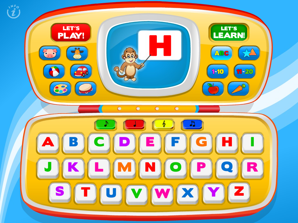 Magic Laptop Preschool All-In-One • Activity Kids Learning Toy Phone ...