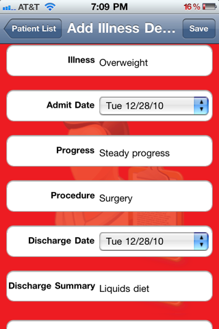 Patients Database HD "Lite Edition" screenshot 4