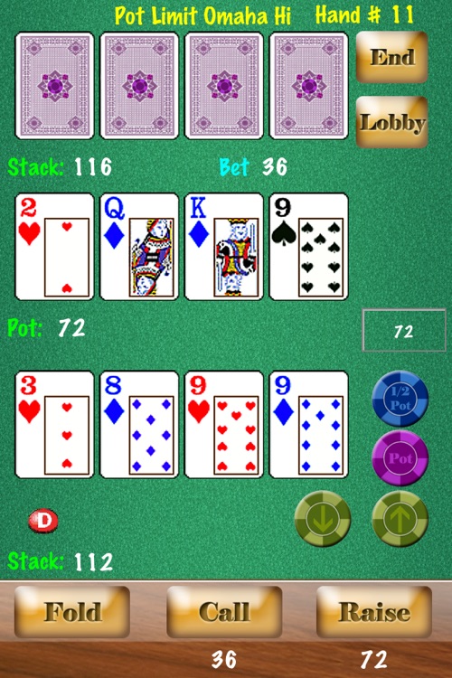 Headsup Poker (Hold'em, Blackjack, Omaha) screenshot-3