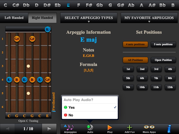 Guitar Scales, Arpeggios & Tunings LE screenshot-4