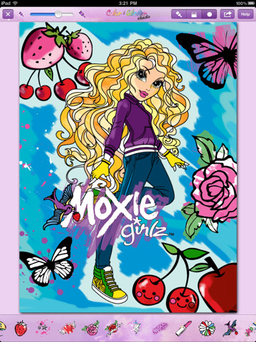 Moxie Girlz™ Color and Sticker Studio screenshot 4