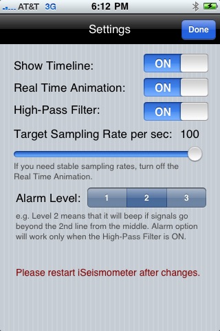 iSeismometer screenshot 3