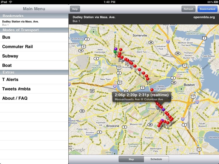 OpenMBTA for iPad screenshot-4