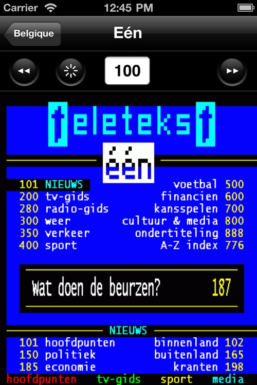 Télétexte Belgique