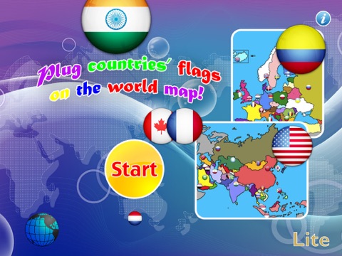 7 continents country flags game HD Lite(Europe) screenshot 4