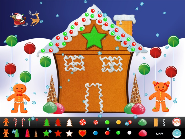 Gingerbread House Maker HD screenshot-4