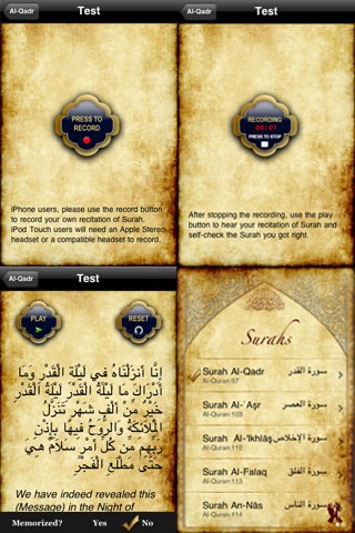 QSurahs Lite– Memorize Qur’anic Surahs screenshot-3