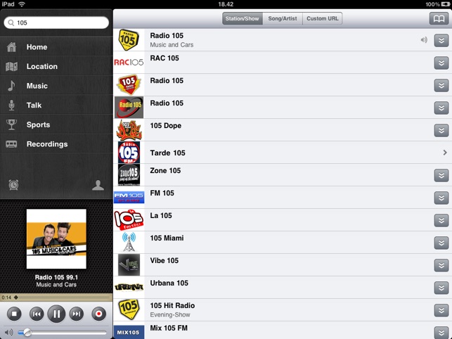 iRadio Screenshot