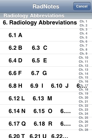 RadNotes – The Most Comprehensive and Handy Radiology Exam Prep app you can find! screenshot 2