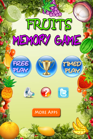 Fruits Memory Game Screenshot 1