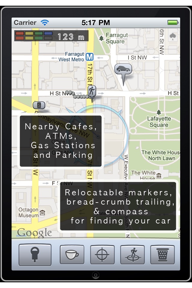 Honk - Find Car, Parking Meter Alarm and Nearby Places screenshot 3